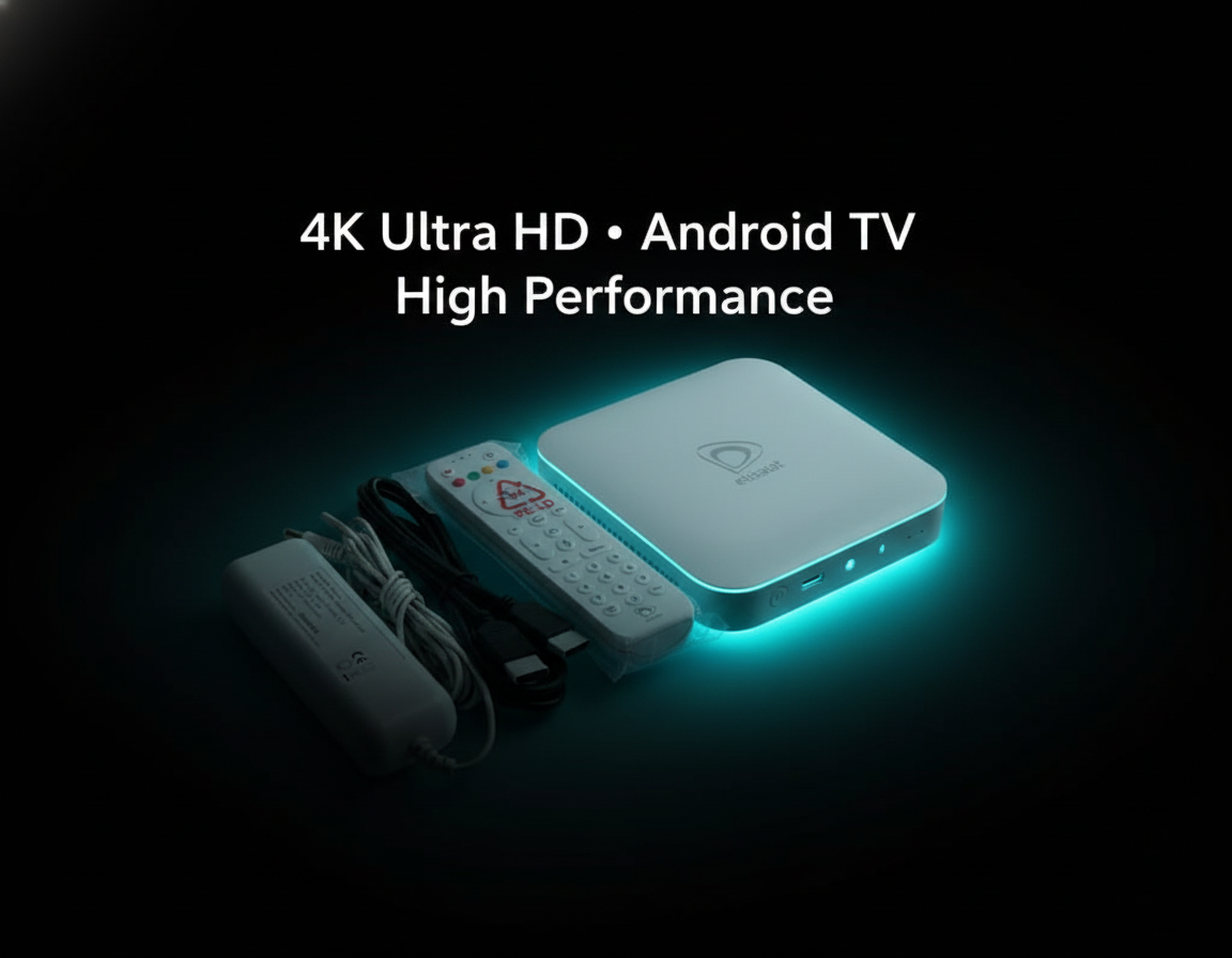 Imported Etisalat Smart Android TV Box – 4K True Quality for Any LED TV