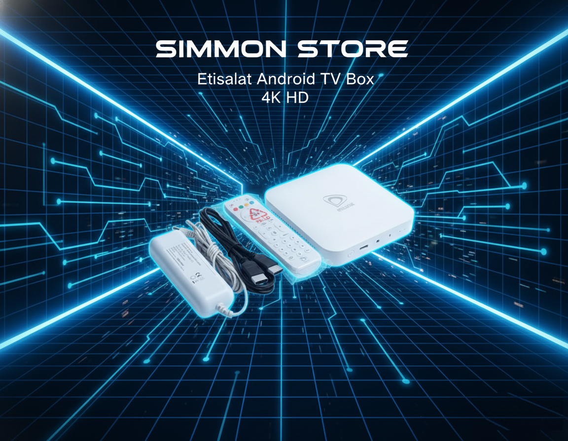 Imported Etisalat Smart Android TV Box – 4K True Quality for Any LED TV